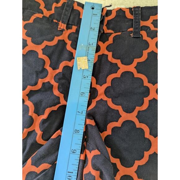 Crown & Ivy Womens Orange &‎ Black Shorts Size 4 - Picture 4 of 9